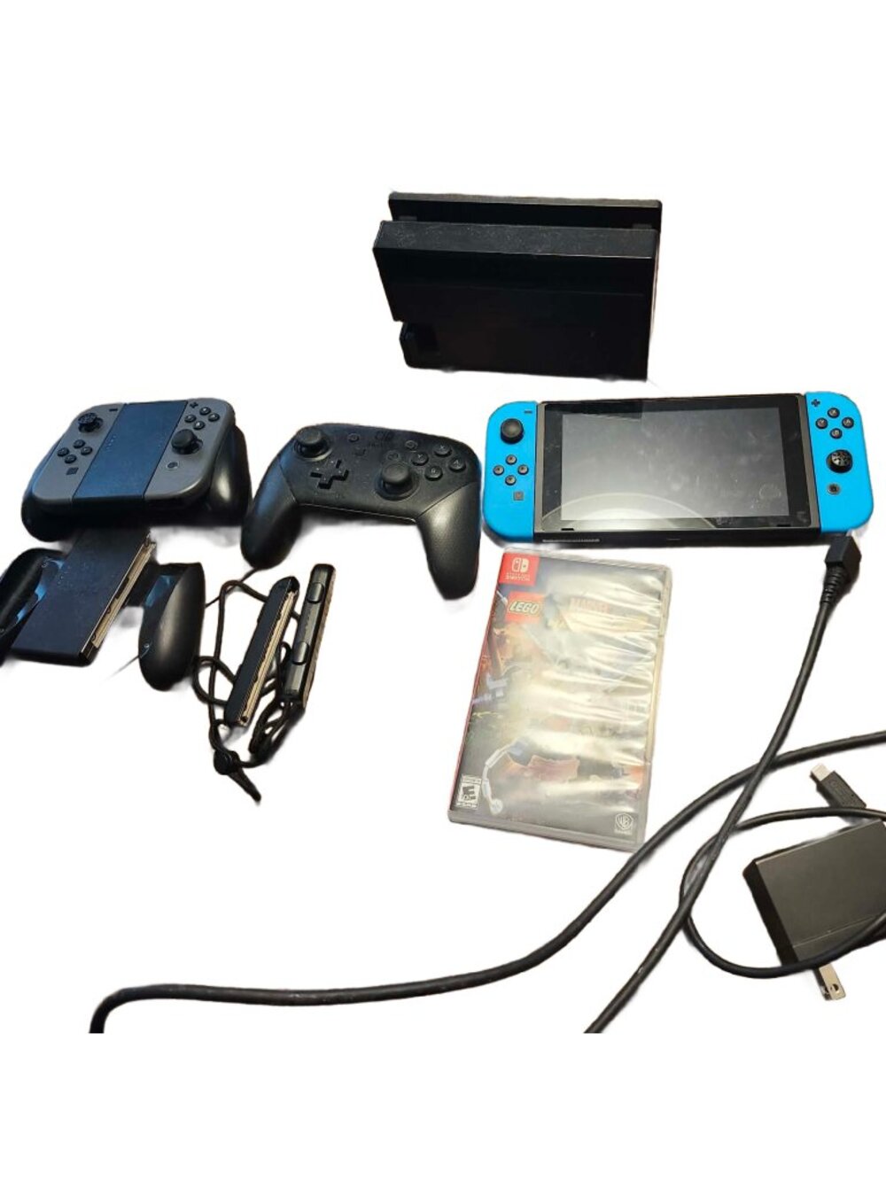 Nintendo Switch v1 Console Lego Super Hero 2 Game bundle